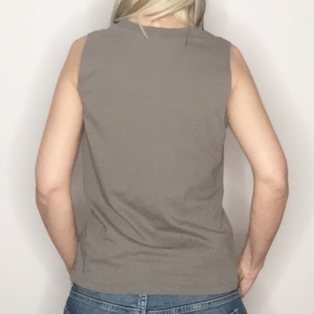 FIFTH SUN | Pizza is life gray muscle tee - Picture 3 of 4